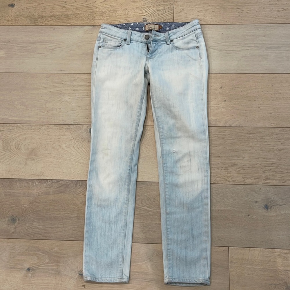 PAIGE JEANS - Skinny Low Rise Jeans